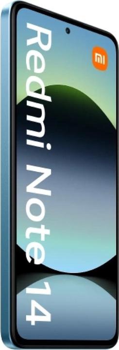 Actual product image Xiaomi Redmi Note 14 (128 GB, Midnight Black, Ocean Blue, 6.67", Dual SIM, 108 Mpx, 4G)