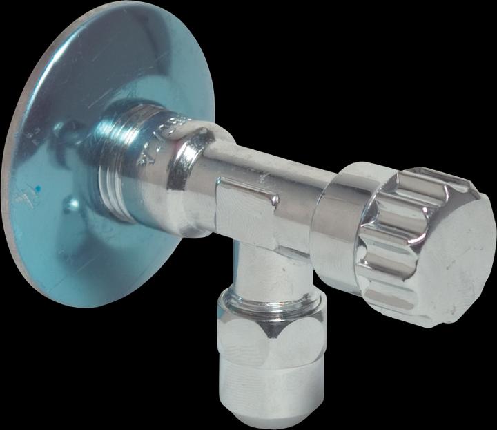 Produktbild Profec Eckventil Messing Verchromt 1/2" x 10 mm Aussengewinde x Klemm DN15 Verchromt