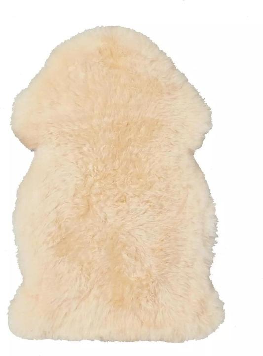 Zewi Pelle di agnello per bambini Mimosa, concia al vegetale, punte naturali (95 cm)