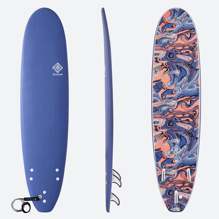 Immagine prodotto Olaian Schiuma per tavole da surf 7'8' - 500 blu (7'8")