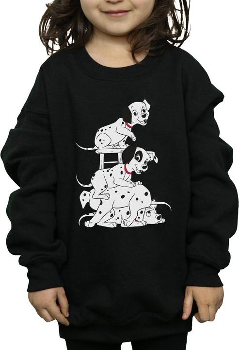 Actual product image Disney Girls 101 Dalmatians Chair Sweatshirt (128)