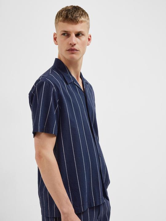 Actual product image Selected Homme Short-sleeved cotton shirt (L)