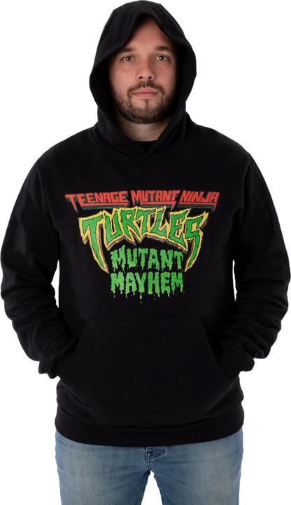 Immagine prodotto Teenage Mutant NT Mayhem Felpa con Cappuccio Logo Uomo (3XL)