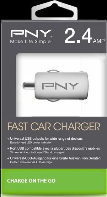 Actual product image PNY Car battery chargers