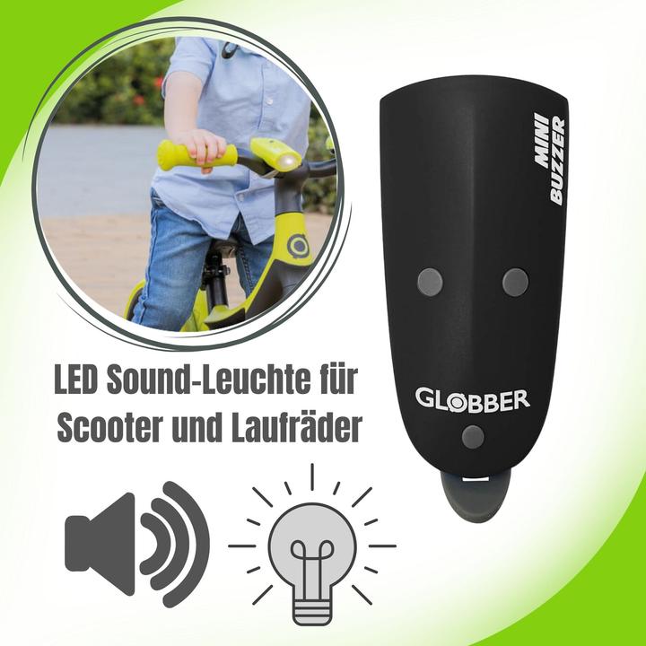 Immagine prodotto Globber Mini Buzzer - Luce sonora a LED per monopattino