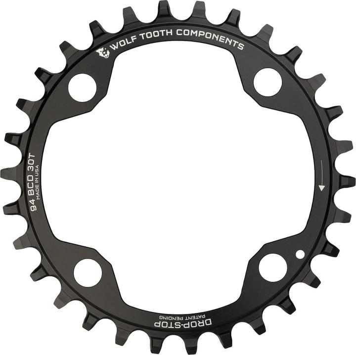 Produktbild Wolf Tooth SRAM Kettenblatt, 94 BCD, 4-Loch, 32 Z., black (94)