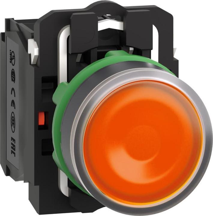 Produktbild Schneider Electric Drucktaster beleuchtet gelb