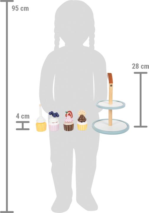 Produktbild small foot Cupcake Etagere „tasty“