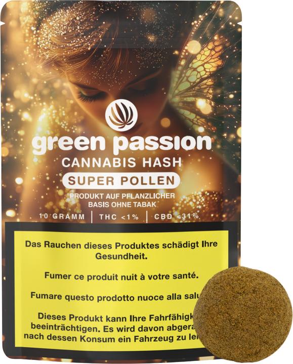 Produktbild Green Passion CBD Hash Super Pollen (2 g, Indoor)
