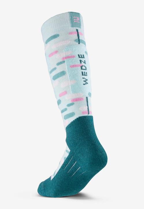 Produktbild Wedze Ski- und Snowboardsocken Kinder 100 - blaue Motive (31, 34)