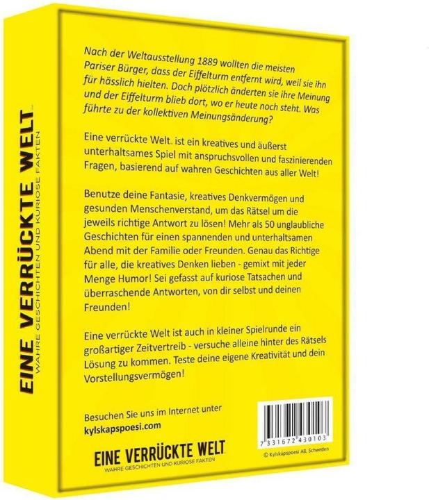 Actual product image A crazy world (German)