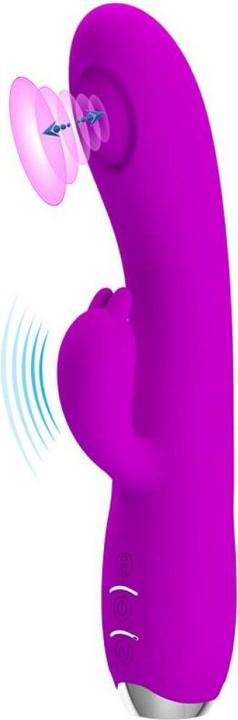Immagine prodotto Pretty Love Regina Vibe e Wave Funzioni USB Silicone Viola