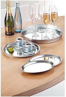Produktbild Esmeyer Serviertablett DAILY Masse: 22 x 1,4 x 29 cm (B x H x L) Werkstoff: Edelstahl