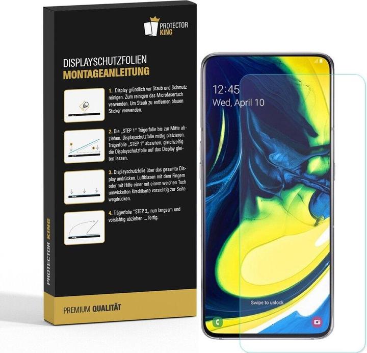Produktbild Protectorking 6x Premium Displayschutzfolie 3D KLAR (6 Stück, Samsung Galaxy A80)