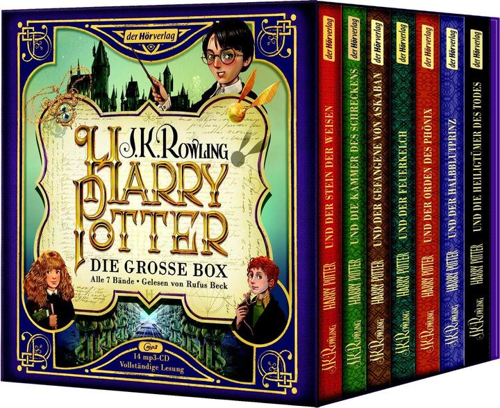 Productafbeelding Harry Potter. Die grosse Box zum Jubiläum. Alle 7 Bände (J.K. Rowling, Duits)