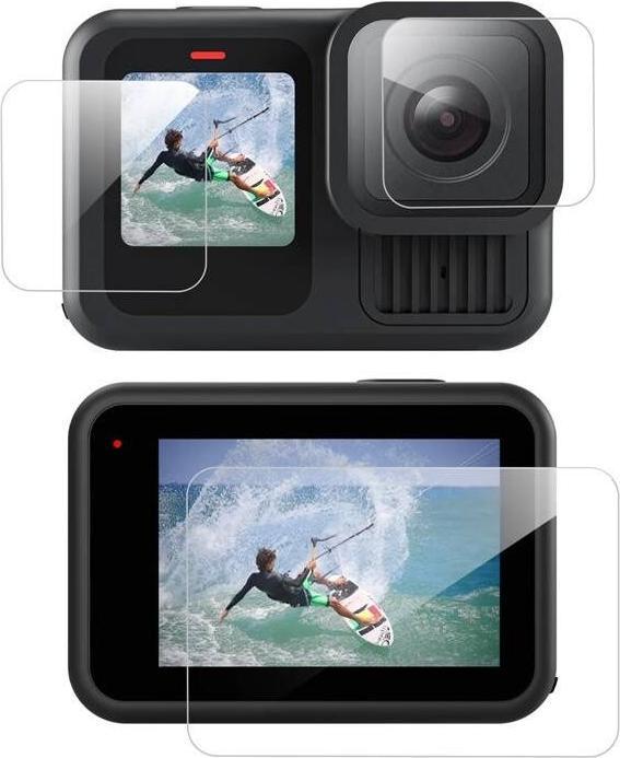 Image du produit Telesin 3-in-1 Tempered Glass for GoPro Hero 13 Black (S6-FLM-07-TGP) (Hero 13 Noir)