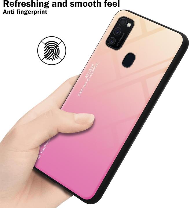 Actual product image Cadorabo TPU 2 colors glass cover (Samsung Galaxy M21, Samsung Galaxy M30s)