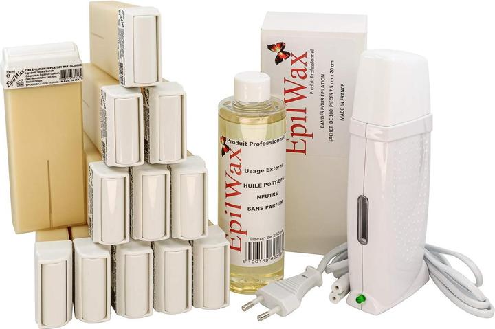 Produktbild EpilWax Epilation Kit mit Wachswärmer & Zubehör (250 ml, 115 x)