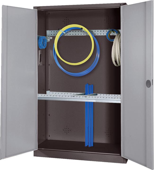 Immagine prodotto C+P Armadio modulare per attrezzature sportive con attrezzatura di base (HxLxP: 195x120x50 cm, con ante