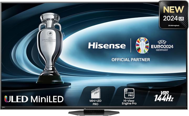 Image du produit Hisense TV 65U8NQ (65", U8NQ, Mini-LED, 4K)