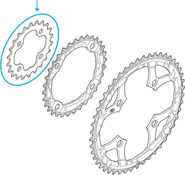 Produktbild Shimano Kettenblatt Deore FC-T6010 26Z (26)