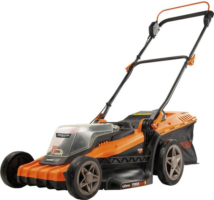 Image du produit Powerplus Tondeuse à gazon Dual Power sans balais 40V Ø 420mm - batterie et chargeur non compris (Fonctionnement sur batterie)