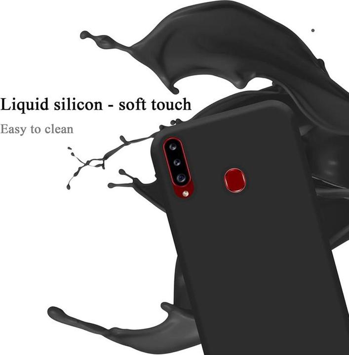 Immagine prodotto Cadorabo Copertura della cassa del silicone liquido TPU (Samsung Galaxy A20s)