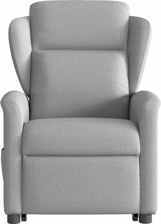 Immagine prodotto VidaXL Poltrona massaggiante con ausilio per la posizione eretta elettrica in tessuto grigio nuvola