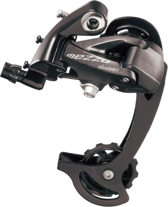 Image du produit Micro Shift microSHIFT | Dérailleur Mezzo M36 | 8 et 9 vitesses | Cage longue | noir (8-vitesse, 9-vitesse)