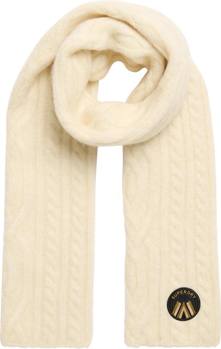 Superdry 's knitted scarf cable luxe