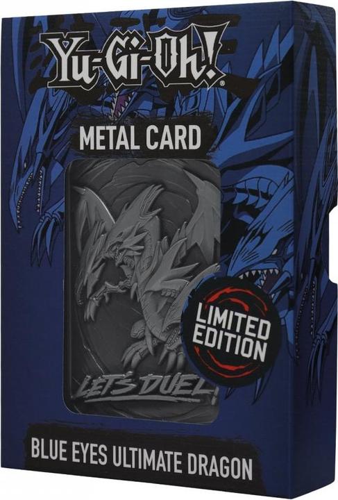 Produktbild Yu-Gi-Oh ! Blue Eyes ultimate Dragon Metal Card (Booster Pack)