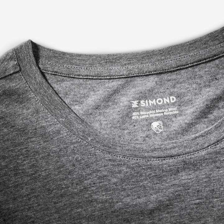 Immagine prodotto Simond Merinoshirt Herren kurzarm Lyocell - Merino Fresh grau (XL)
