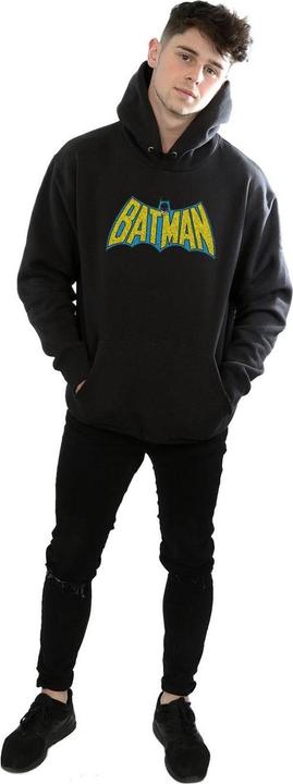 Immagine prodotto Batman Crackle Logo Felpa con Cappuccio Uomo (L)