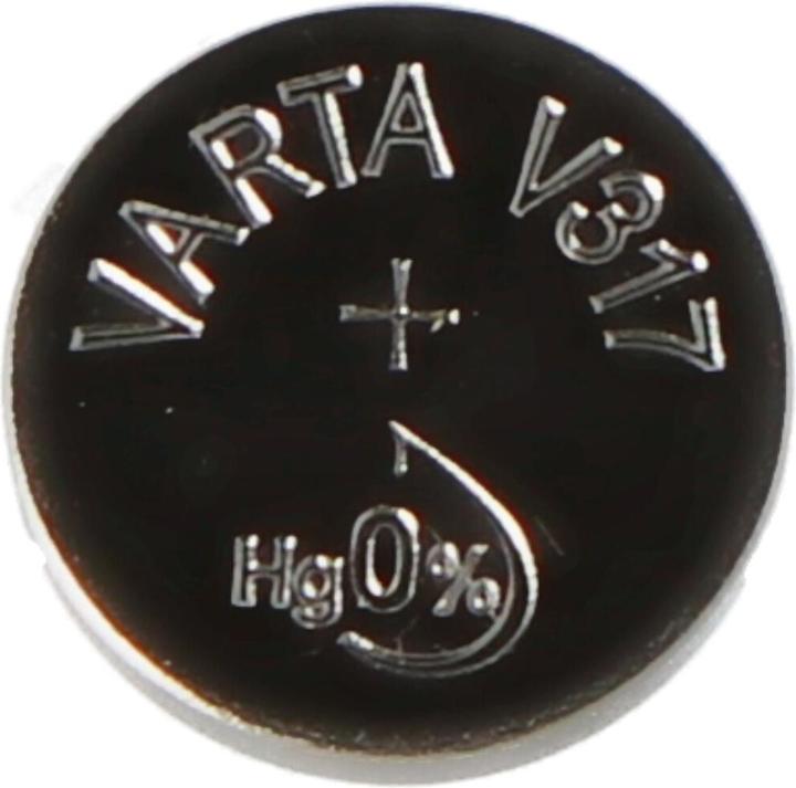 Produktbild Varta 317, V317, SR62, SR516SW Knopfzelle für Uhren etc. (1 Stk., SR62, 11 mAh)