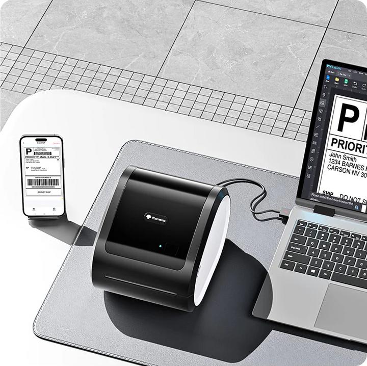 Image du produit Phomemo D520-BT mit Bluetooth BLA/WHI (203 dpi)