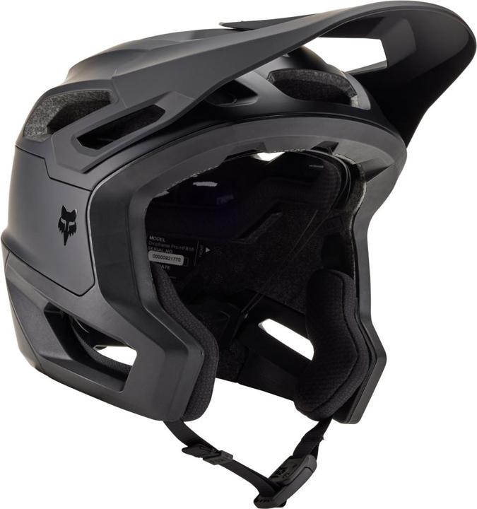 Actual product image Fox Helmet 23 Dropframe Pro Mt Blk, Ce M (59 - 63 cm)