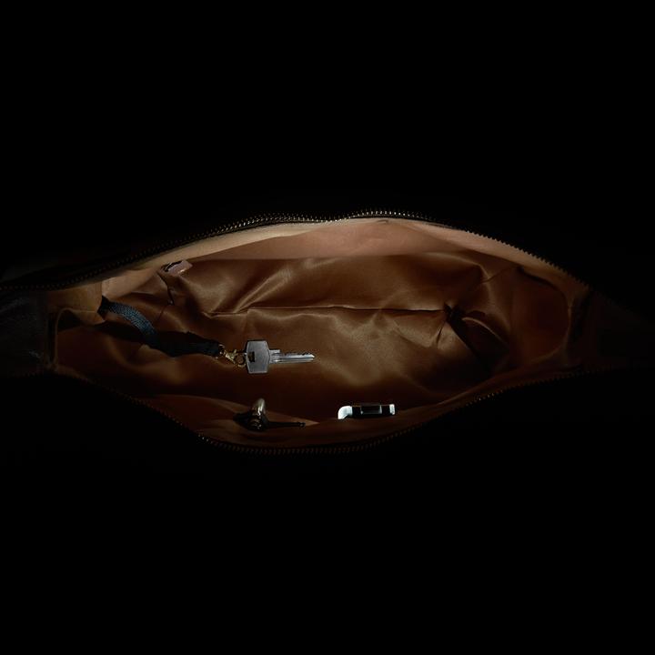 Actual product image Riccardo Ferducci Handbag, LED light compartment, Bellini