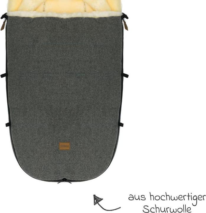 Produktbild Fillikid Fusssäcke für Kinderwagen & Buggys Lammwoll-Fusssack Makalu Wool für Buggy, Sport-