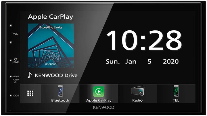 Actual product image Kenwood WVGA Digital Media Moniceiver with FM RDS Tuner (Android car, Apple Carplay)