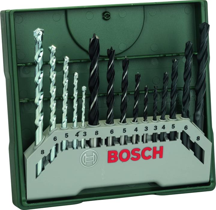 Image du produit Bosch Zubehör Set mixte Mini-X-Line (3-8 mm (mèches à bois))