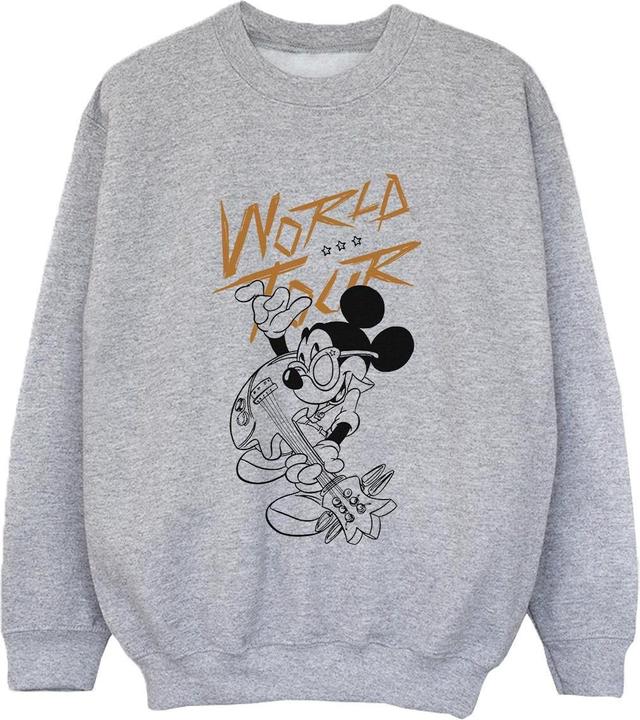 Actual product image Disney Boys Mickey Mouse World Tour Line Sweatshirt (152, 158)