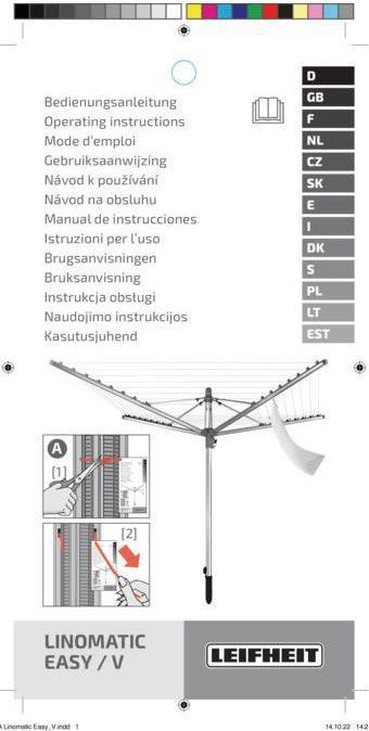 Image du produit Leifheit Séchoir parapluie Linomatic 400 Easy 40 m (40 m)