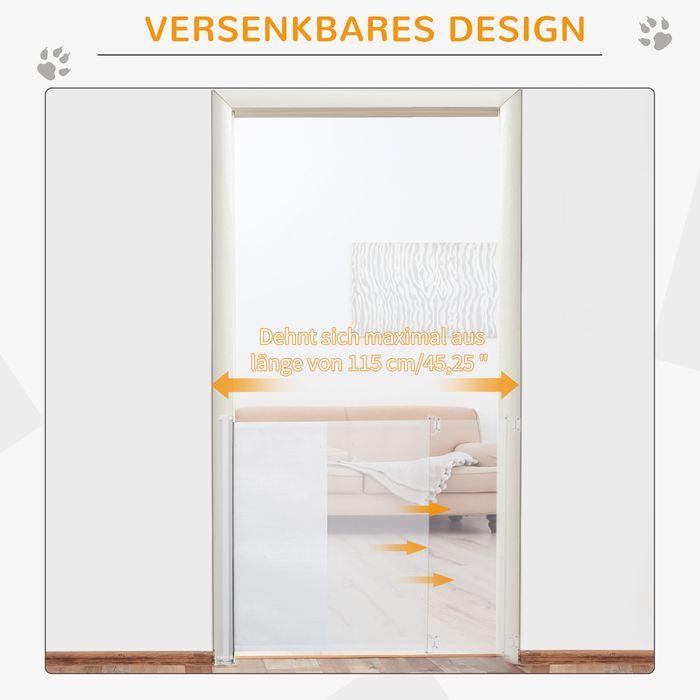 Immagine prodotto Swisshandel24 Cancelletto di sicurezza per scale estensibile Cancelletto di sicurezza per porte Barriera di (5.50 cm)