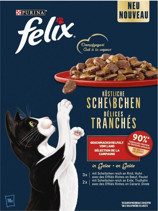 Produktbild Felix Deliciously Sliced Fleisch (Adult, 1 Stk., 890 g)