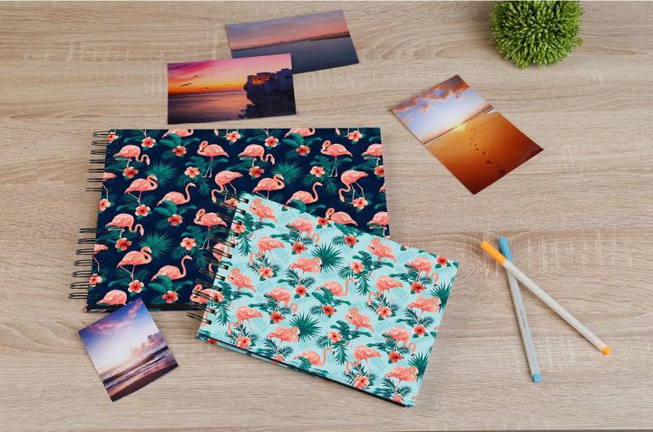 Produktbild Exacompta Spiralfotoalbum Erinnerung Flamingo (32 x 22 cm)