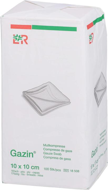 Produktbild Gazin Mullkompressen 10x10cm 16-fach unsteril