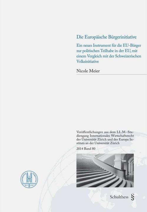 Image du produit Ein neues Instrument für die EU-Bürger zur politischen Teilhabe in der EU, mit einem Vergleich mit (Allemand, Nicole Meier, 2015)