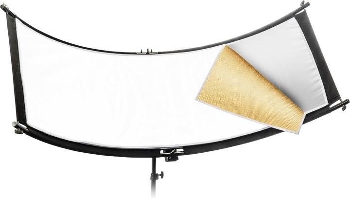 Immagine prodotto Walimex 3in1 Reflector Halfpipe concavo (Specchio, 150 cm)
