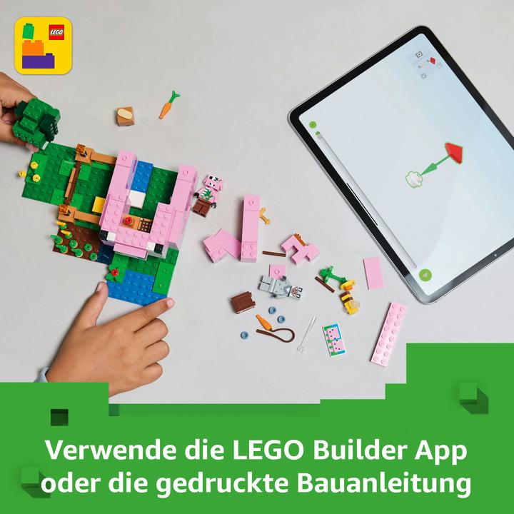Image du produit LEGO Das Babyschwein-Haus (21268, LEGO Minecraft)