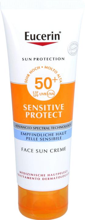 Produktbild Eucerin SUN Sensitive Protect (Sonnencreme Gesicht, SPF 50, 50 ml)